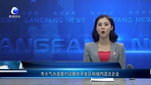 市大氣辦連夜約談廊坊開(kāi)發(fā)區(qū)和域內(nèi)違法企業(yè)