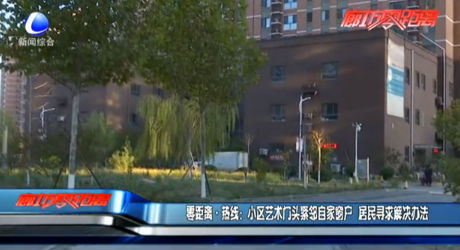 零距離熱線：小區(qū)藝術門頭緊鄰自家窗戶 居民尋求解決辦法