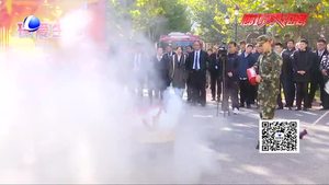 幸?；鶚I(yè)物業(yè)與消防大隊聯(lián)合舉辦2018年大型消防演習(xí)