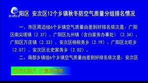 廣陽(yáng)區(qū)、安次區(qū)12個(gè)鄉(xiāng)鎮(zhèn)秋冬防空氣質(zhì)量分組排名情況