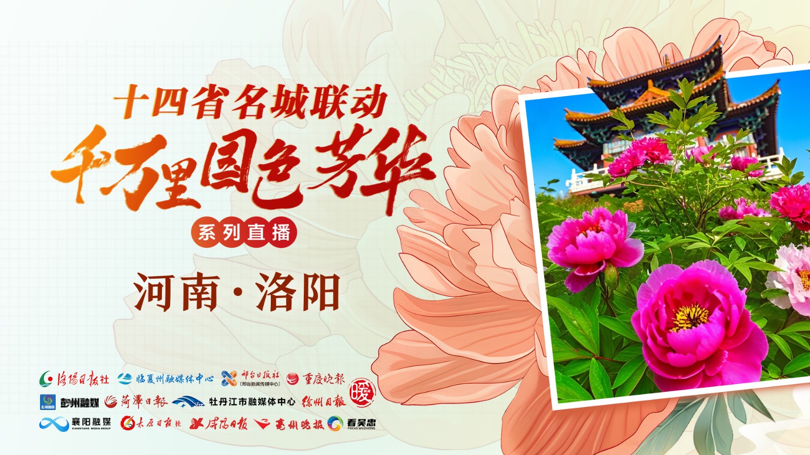“十四省名城聯(lián)動(dòng)  千萬里國色芳華”系列直播——河南洛陽
